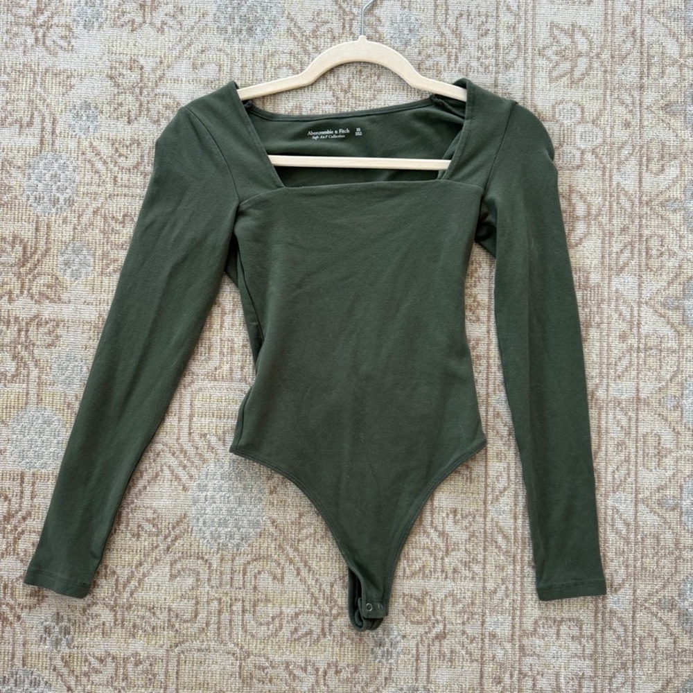 Abercrombie Olive Green Bodysuit
